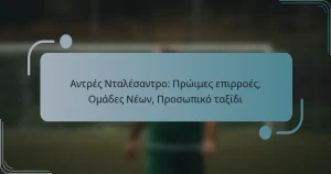 Αντρές Νταλέσαντρο: Πρώιμες επιρροές, Ομάδες Νέων, Προσωπικό ταξίδι